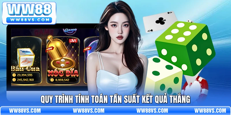 Quy trình tính toán tần suất kết quả thắng